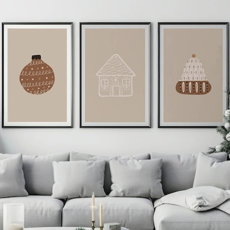 3 x plakat dla dzieci | święta 2 40x50