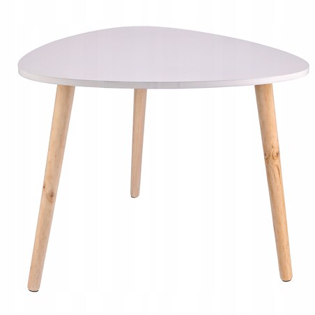 STOLIK kawowy BIAŁY mały ława stół ZESTAW salon