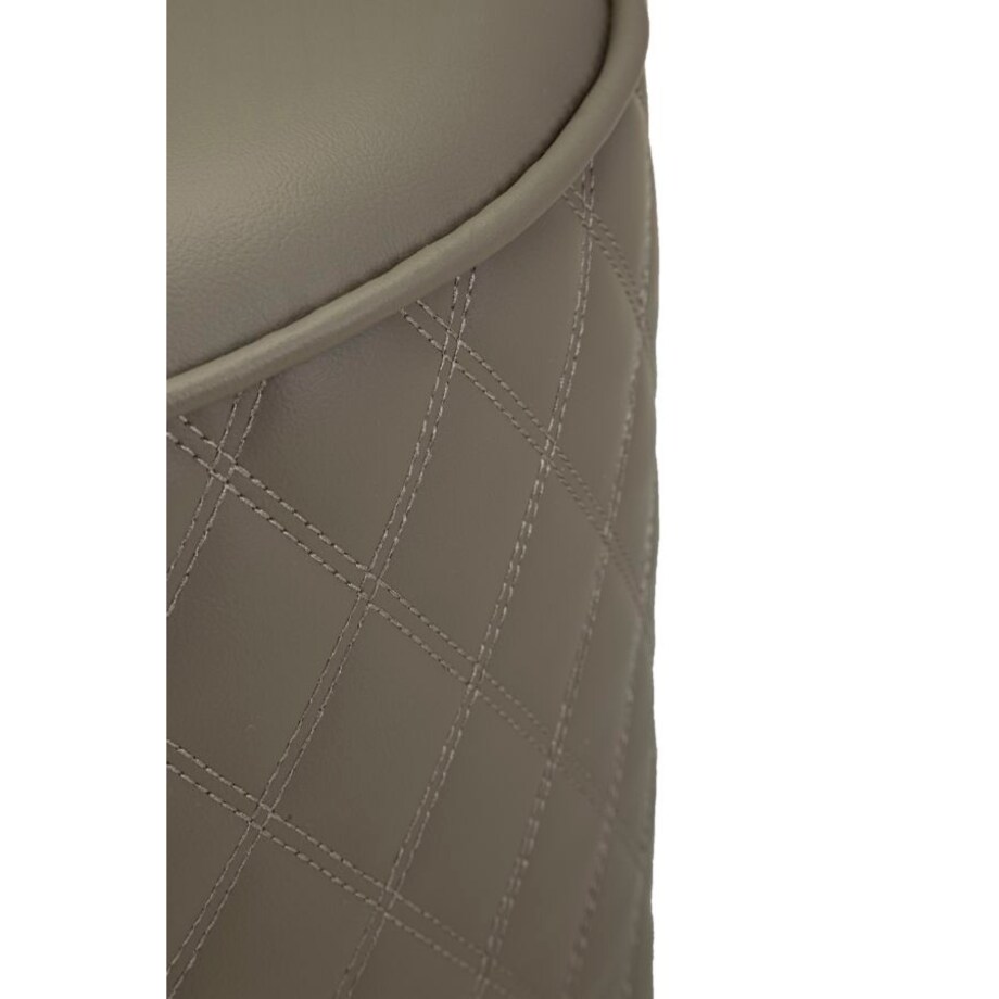 Toaletka z taboretem Sharon Legs, 120 x 40 x 75 cm, zestaw do makijażu, szary, srebrny, styl glamour, Mauro Ferretti