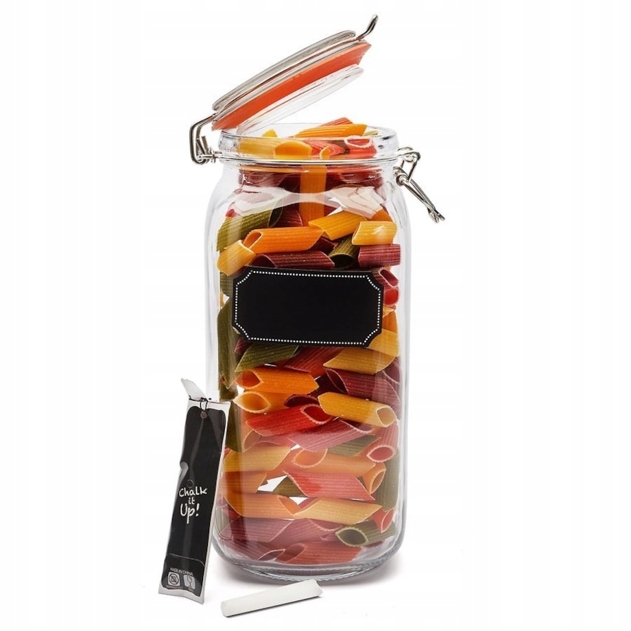 Słoik z etykietą do pisania kredą Chalk 2,1 L wek