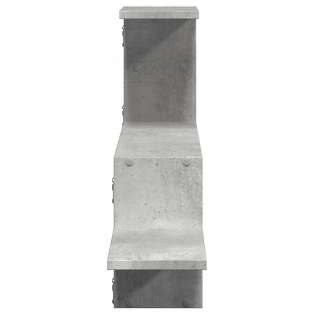 vidaXL Półka wisząca, szarość betonu, 104x15x49 cm