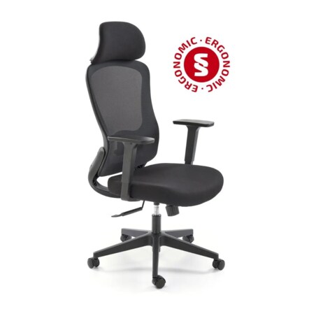 Fotel biurowy SONAR czarny