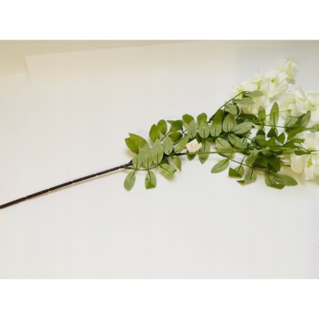 BIAŁA WISTERIA ZWISAJĄCA DUŻA XXL sztuczna kwiat na dekoracje ślub komunia