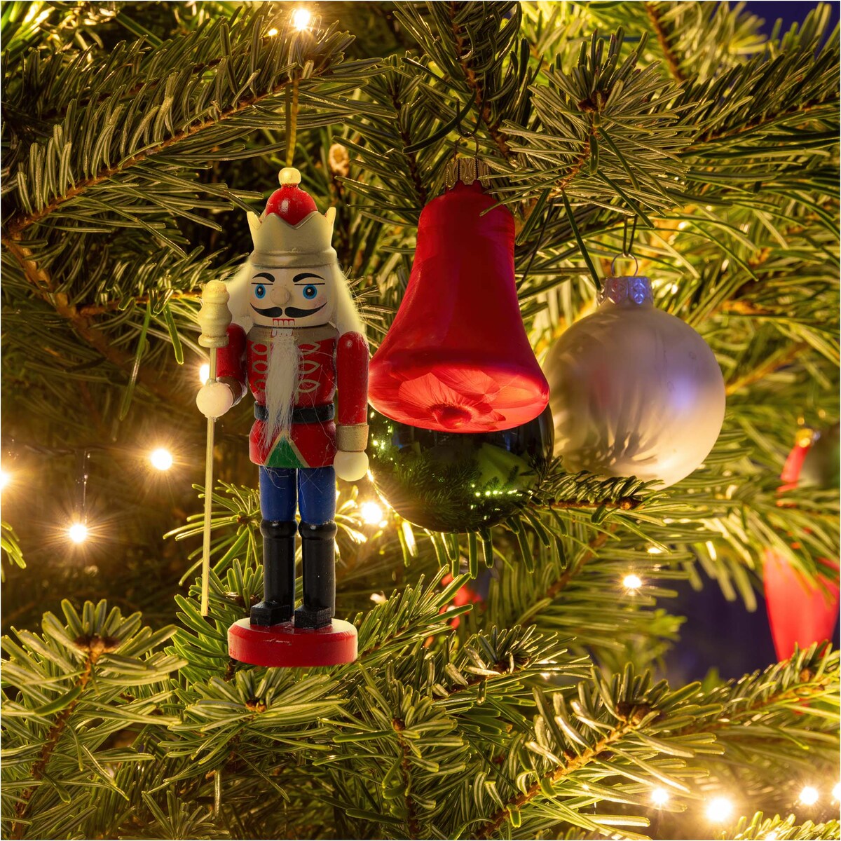 Zawieszka Bombka Zestaw Dziadek Do Orzechów 12,5 Cm Boże Narodzenie