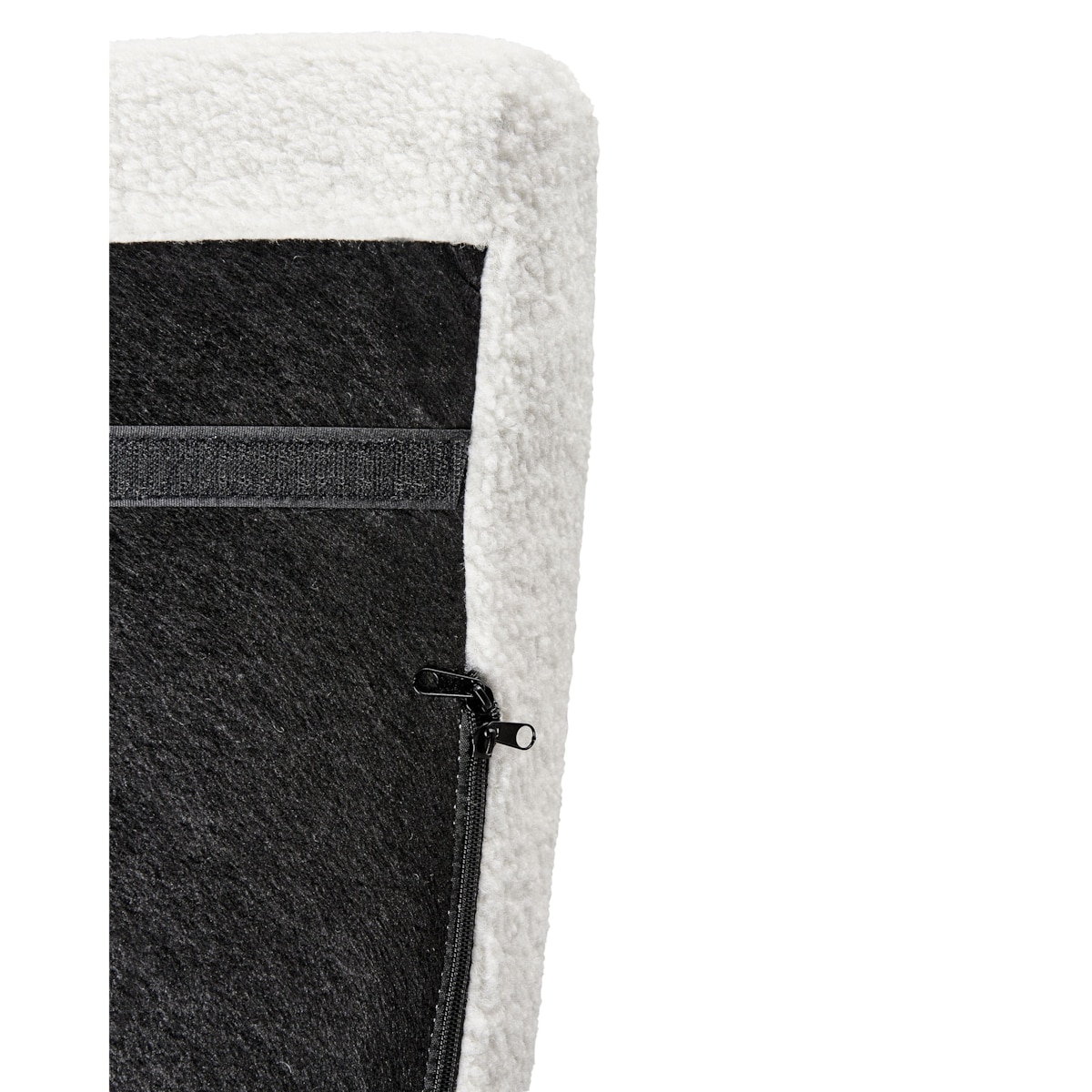 Fotel DRAMMEN Boucle Biały