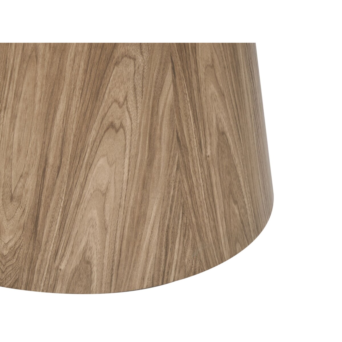 Stół do jadalni okrągły 120 cm ciemne drewno OYEN