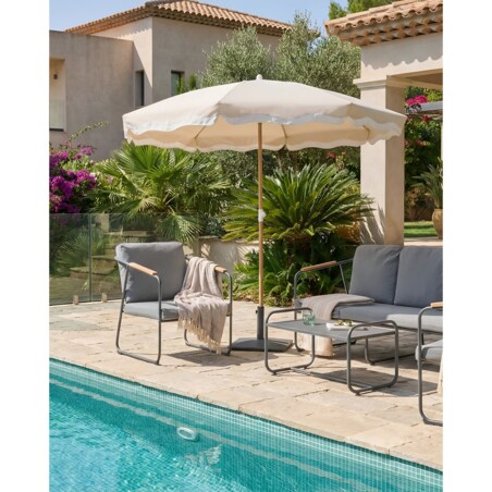 Parasol ogrodowy 232 cm SESTRIERE Beżowy