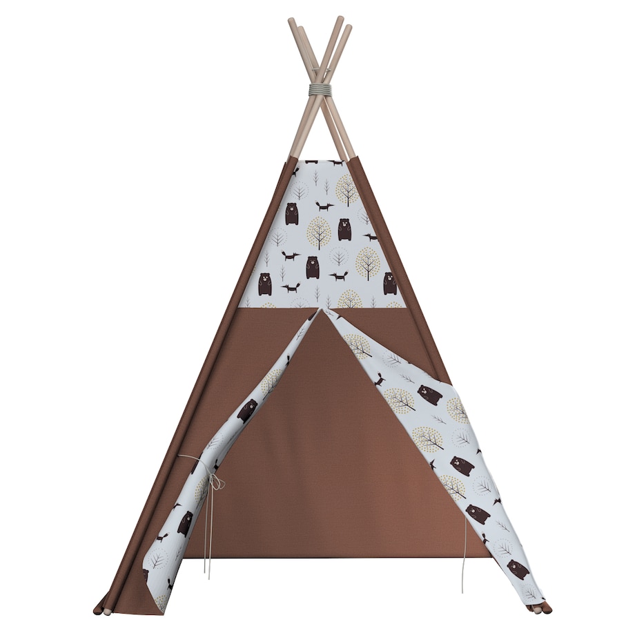 Tipi, ecru-brązowy, 110 x 110 x 155 cm, Magic Collection