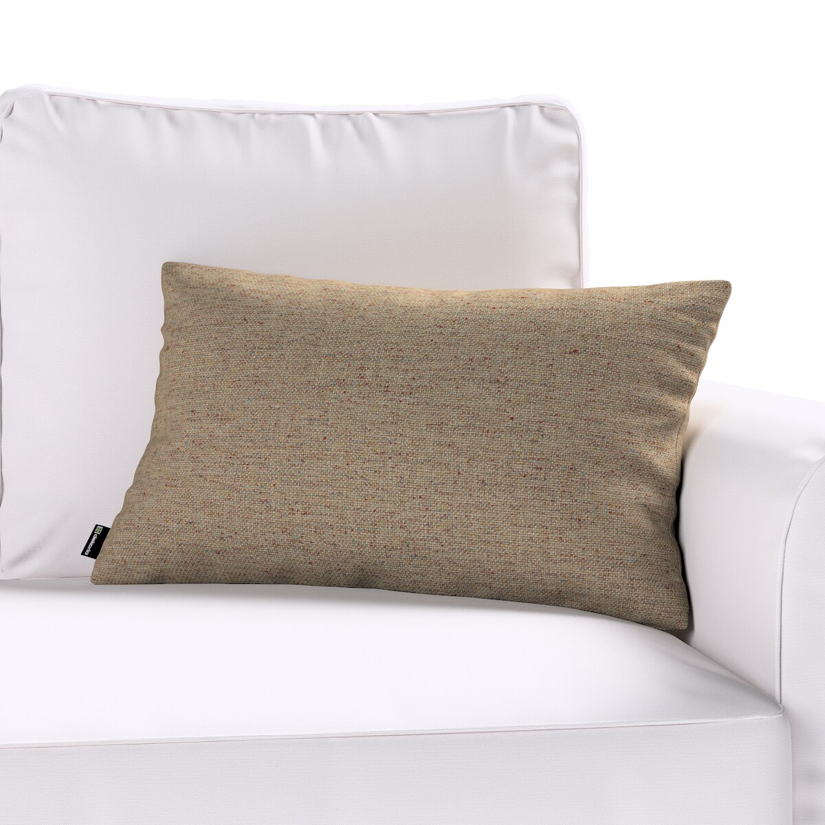 Poszewka Kinga na poduszkę prostokątną 60x40 beżowy melanż