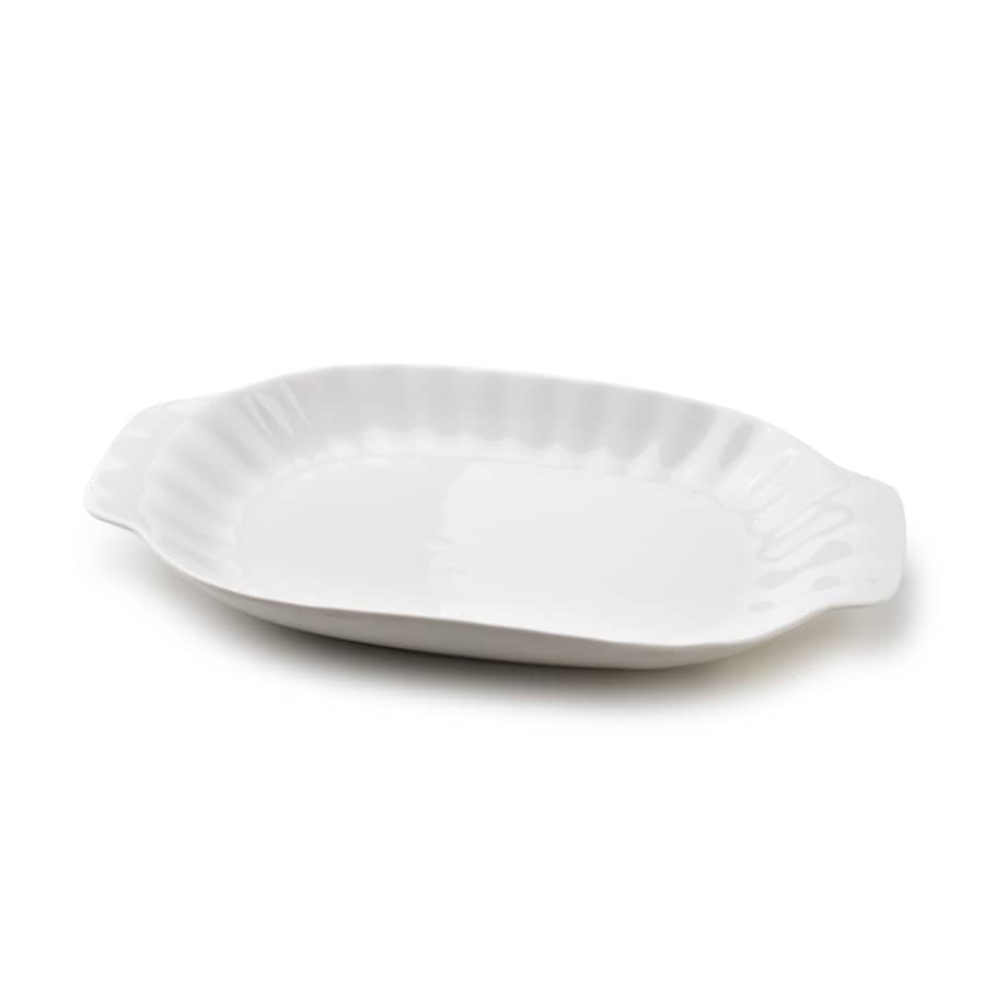 BASIC Półmisek owalny 30,5x17,5xh3,4cm ryflowany