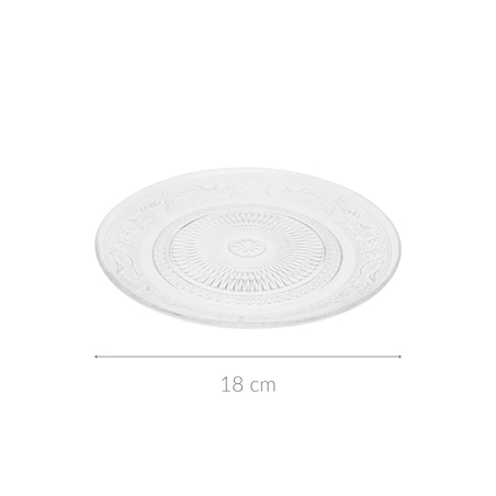 Talerzyk do ciasta szklany, Ø 18 cm
