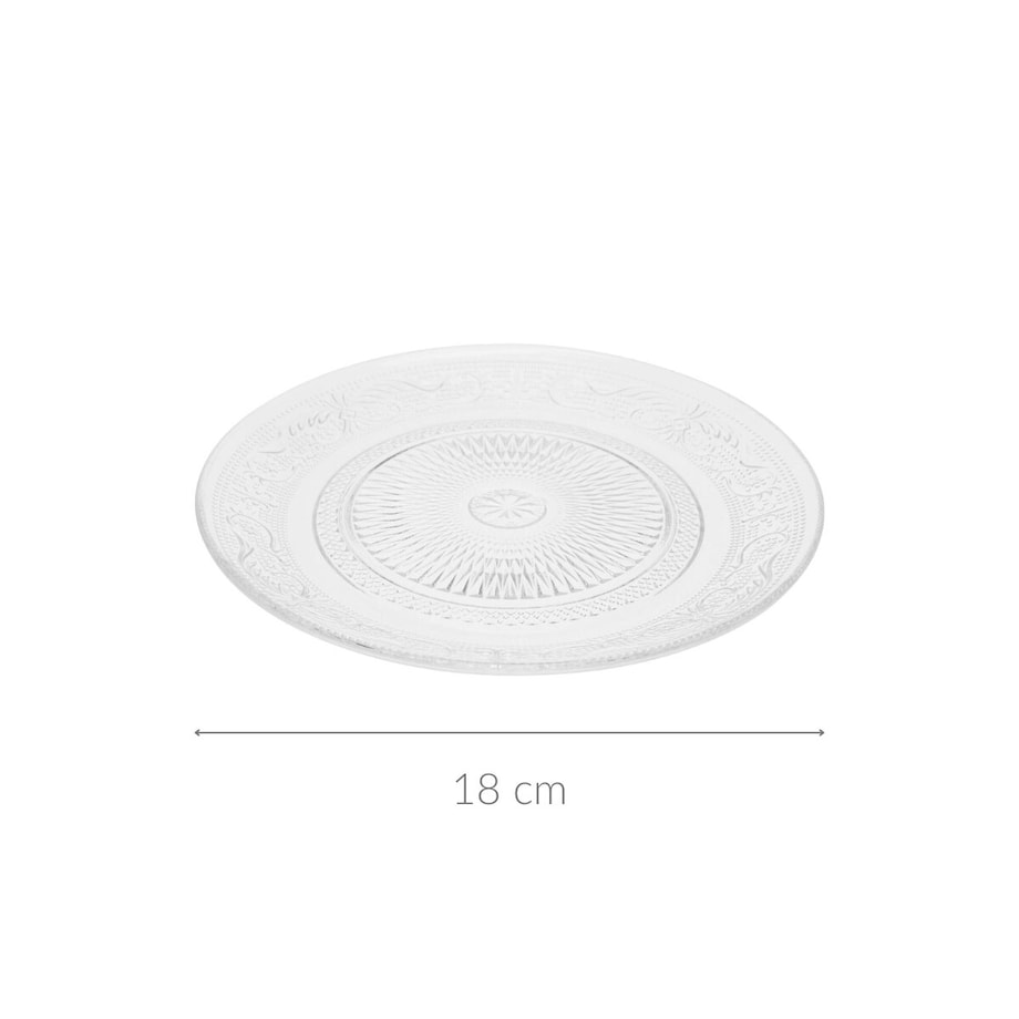 Talerzyk do ciasta szklany, Ø 18 cm