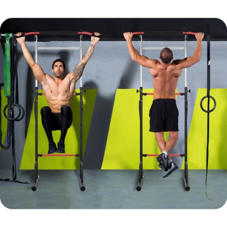 Drążek stacjonarny do podciągania dipów poręcze Neo-Sport