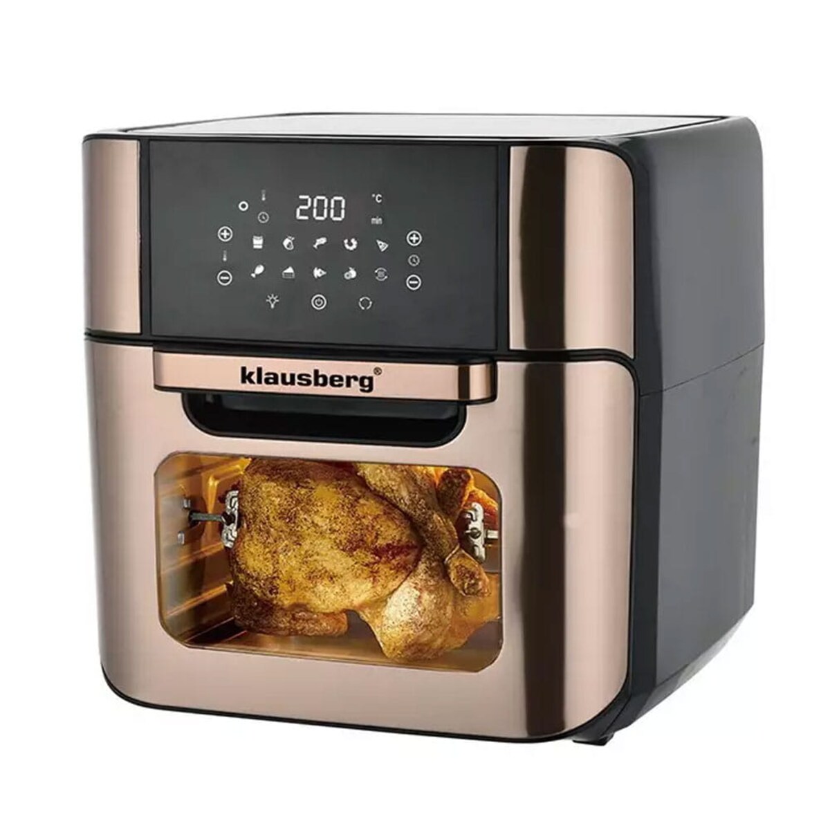 Frytownica beztłuszczowa Rose Gold 12L 1800W frytkownica KLAUSBERG Air Fryer