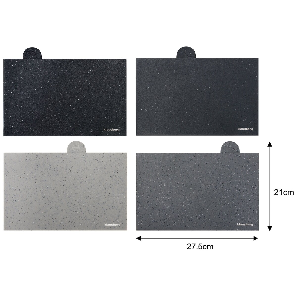 Zestaw noży kuchennych w bloku z deskami do krojenia noże KLAUSBERG