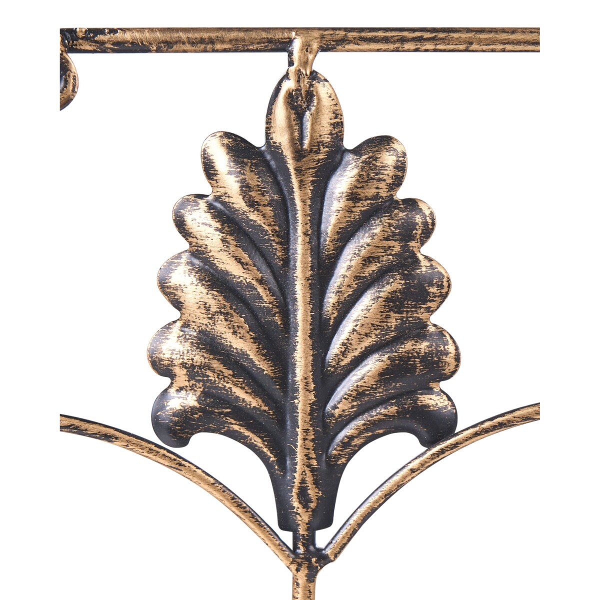 Zestaw 2 regałów z półkami SICILY Metal 43/37 cm 30/27 cm Czarny