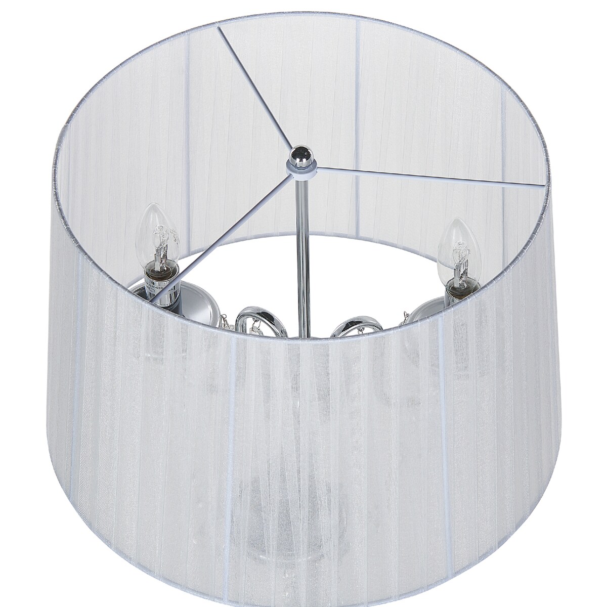 Lampa podłogowa EVANS Metal Biały