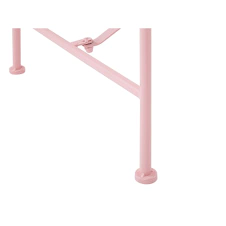 Zestaw mebli balkonowych metalowy różowy CAVINIA