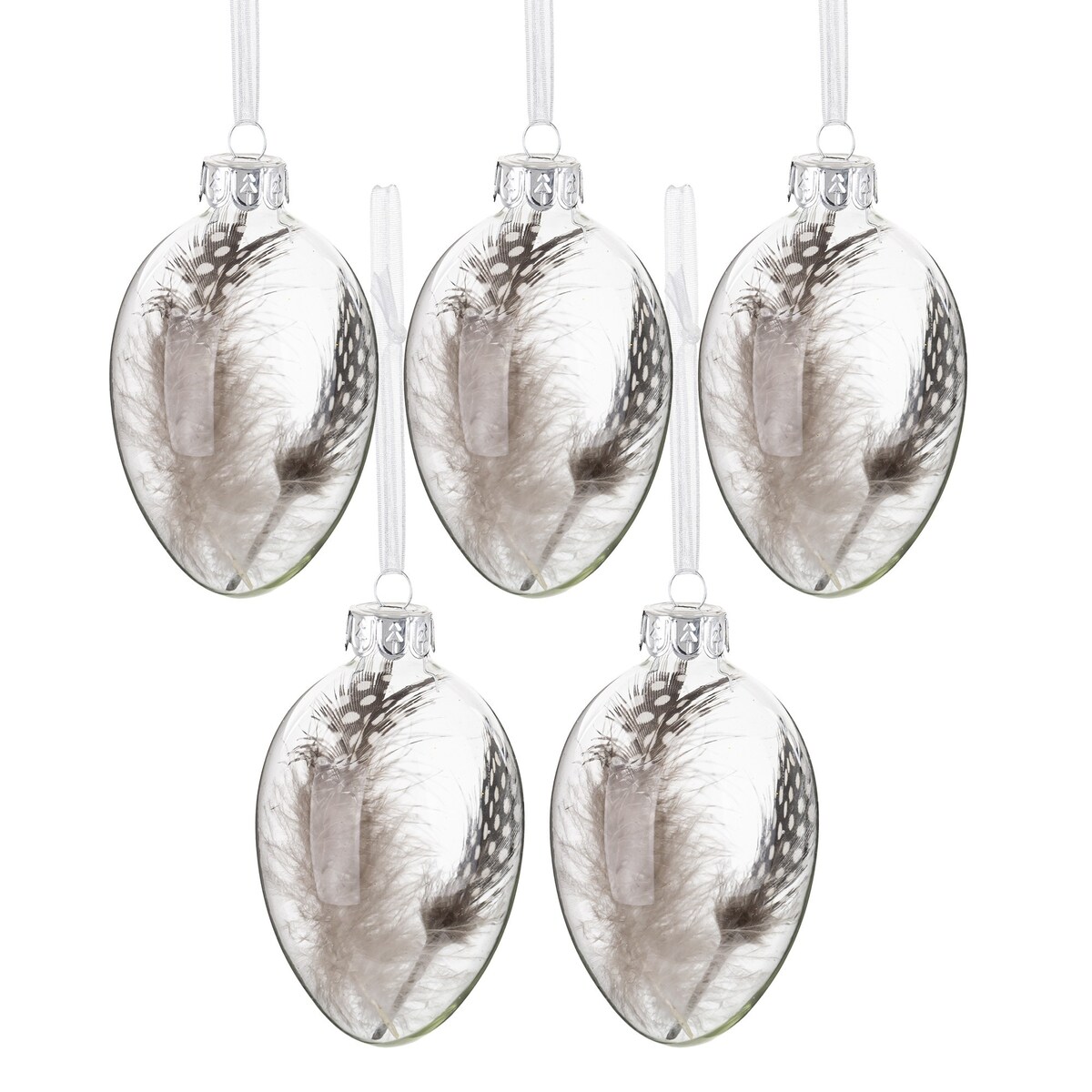 Dekoracja wielkanocna - 5 szt. jajek do stroików 9x5x5 cm VALAGI