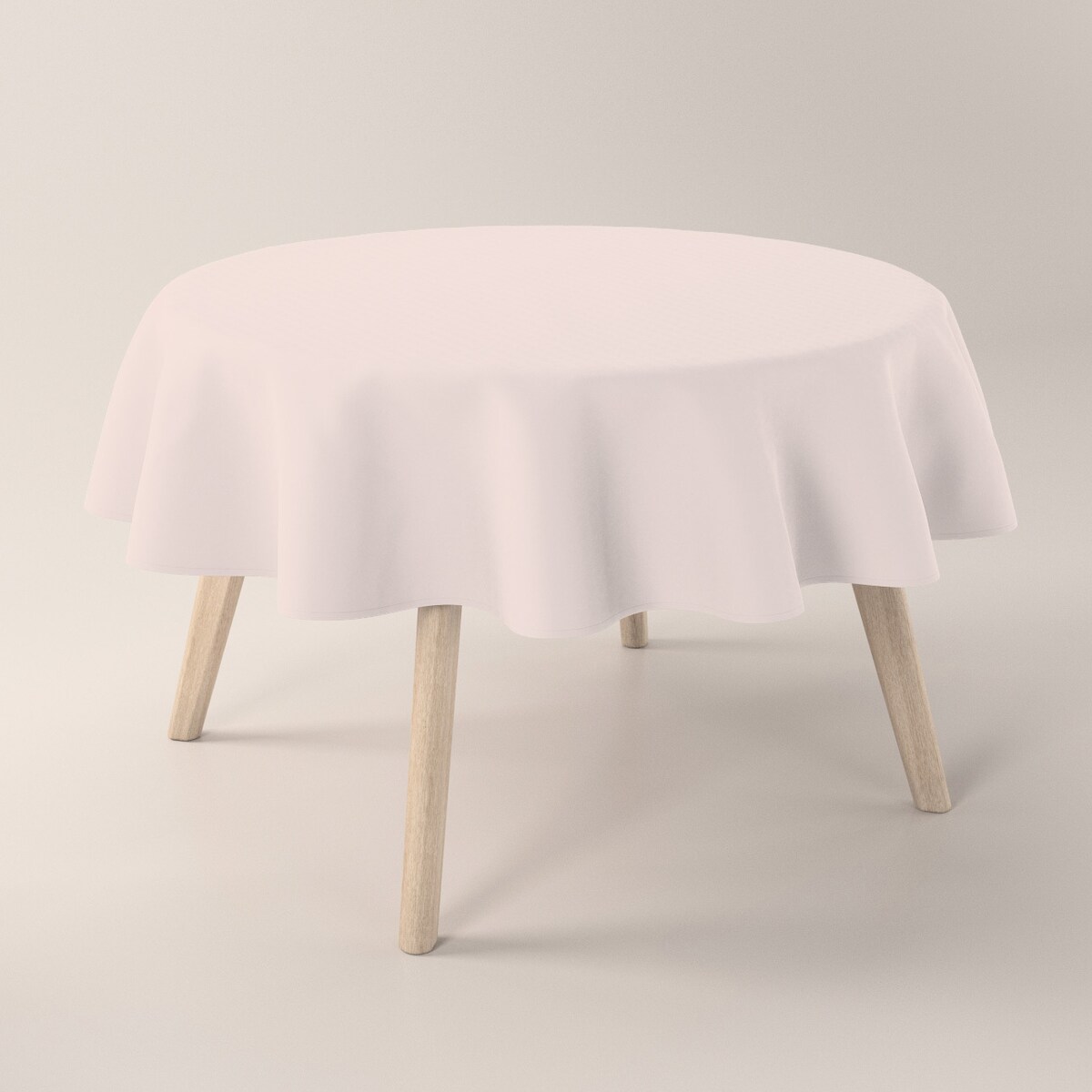 Obrus okrągły 160 x 160 cm ecru