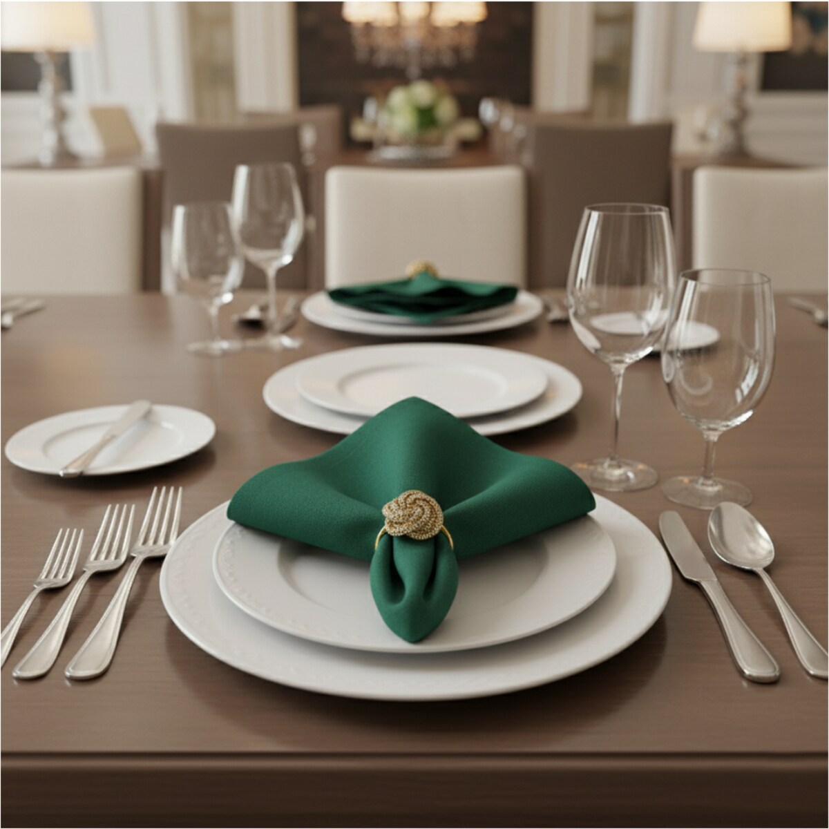 Obrączki Na Serwetki Klamry Pierścienie Do Serwetek Zestaw 4 Szt Wzór Supełek