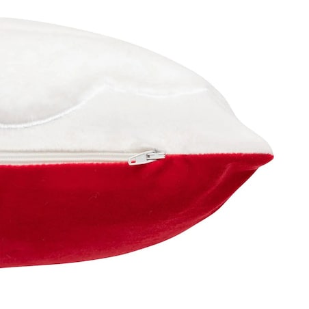 Poduszka aksamitna Santa Calus 40x40 cm