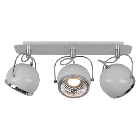 Lampa Sufitowa BRITOP Lighting 3xGU10 LED 6W Harmonijna Biel w Minimalistycznym Stylu, Polski Producent, 1 szt.