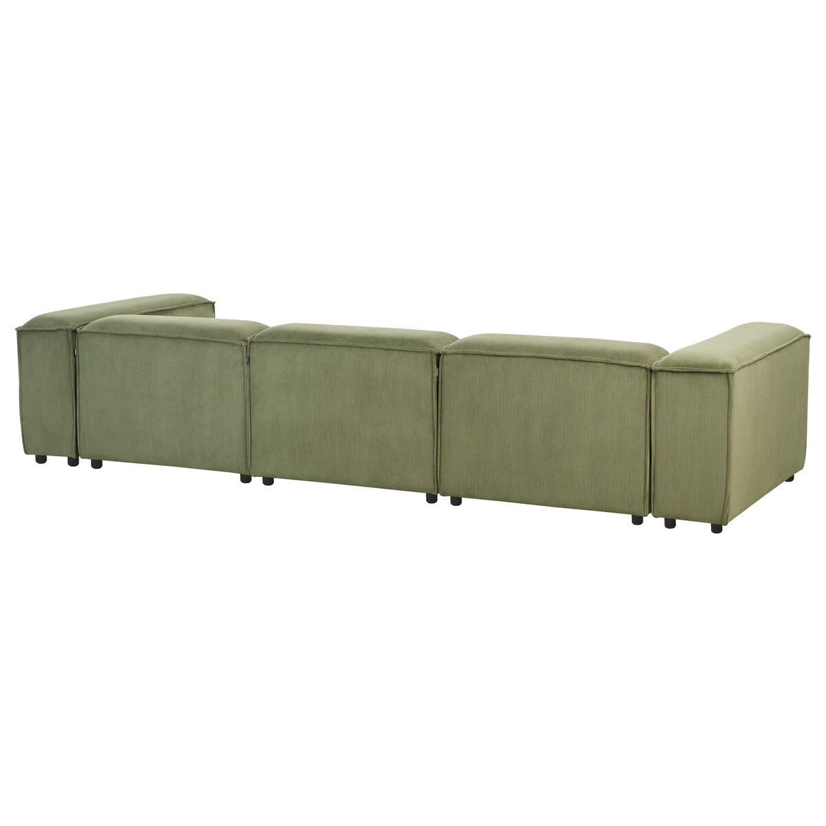 ARDAL dla 3 osób Sofa modułowa Zielony Sztruks
