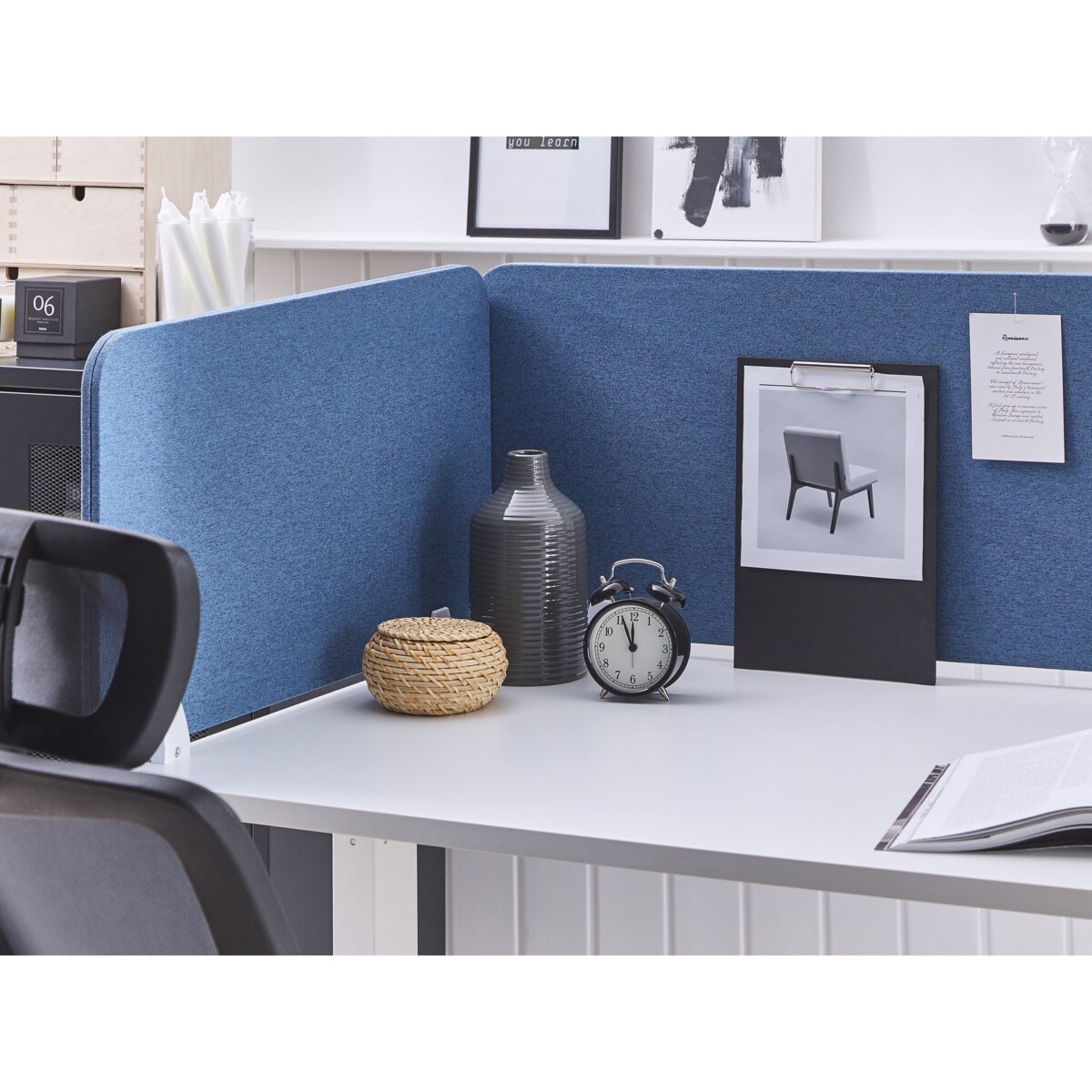 Przegroda biurkowa 130 x 40 cm Różne rozmiary