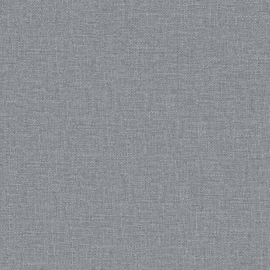 vidaXL Ławka, jasnoszara, 100x75x76 cm, tapicerowana tkaniną