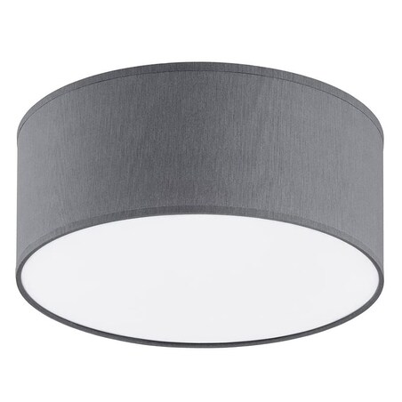 Okrągły plafon salonowy Rondo 3333 TK Lighting tkaninowy biały szary