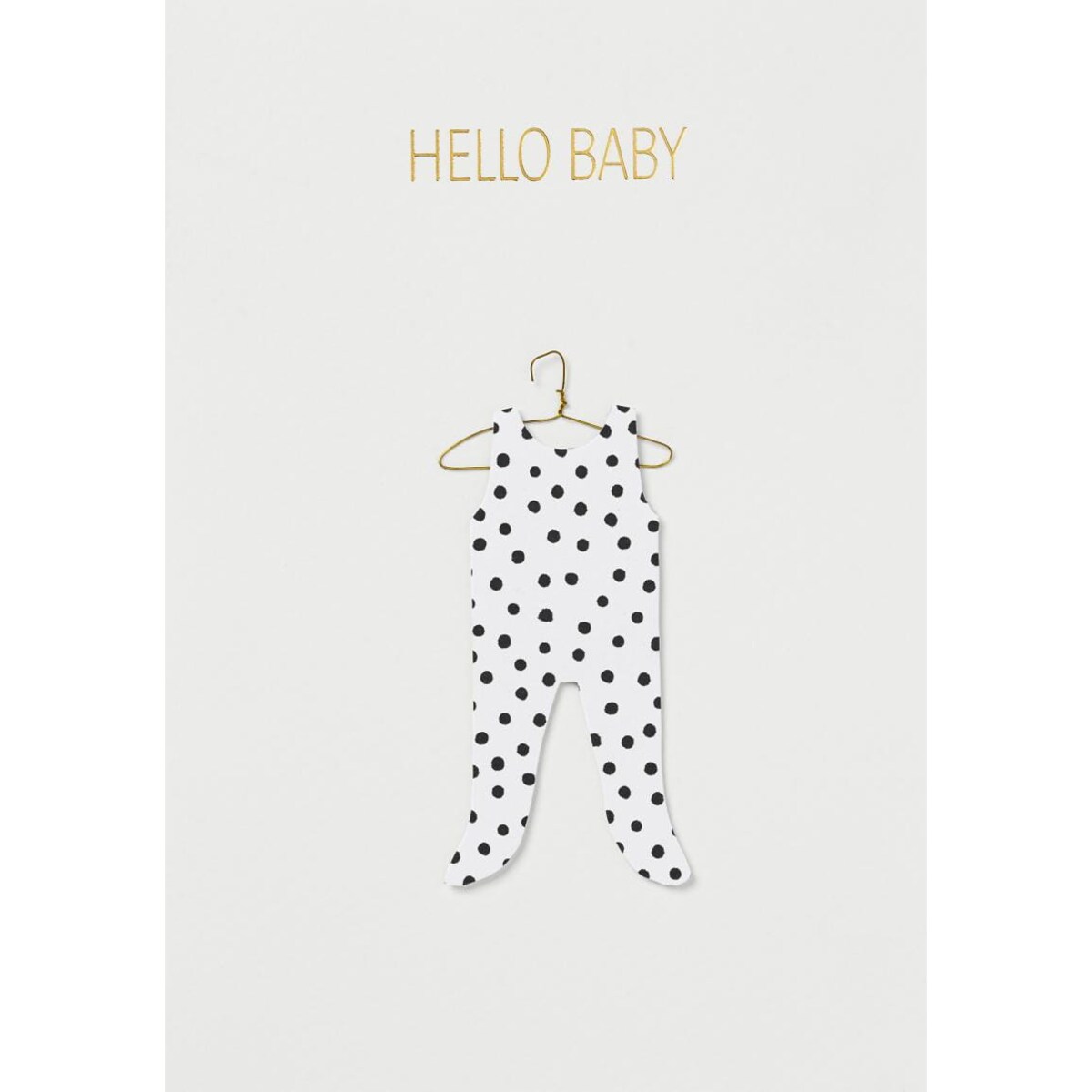 Kartka Hello Baby Cloth, papier