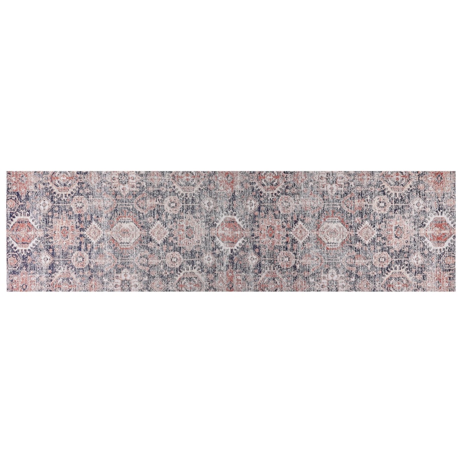 Dywan bawełniany 80 x 300 cm niebiesko-czerwony KURIN