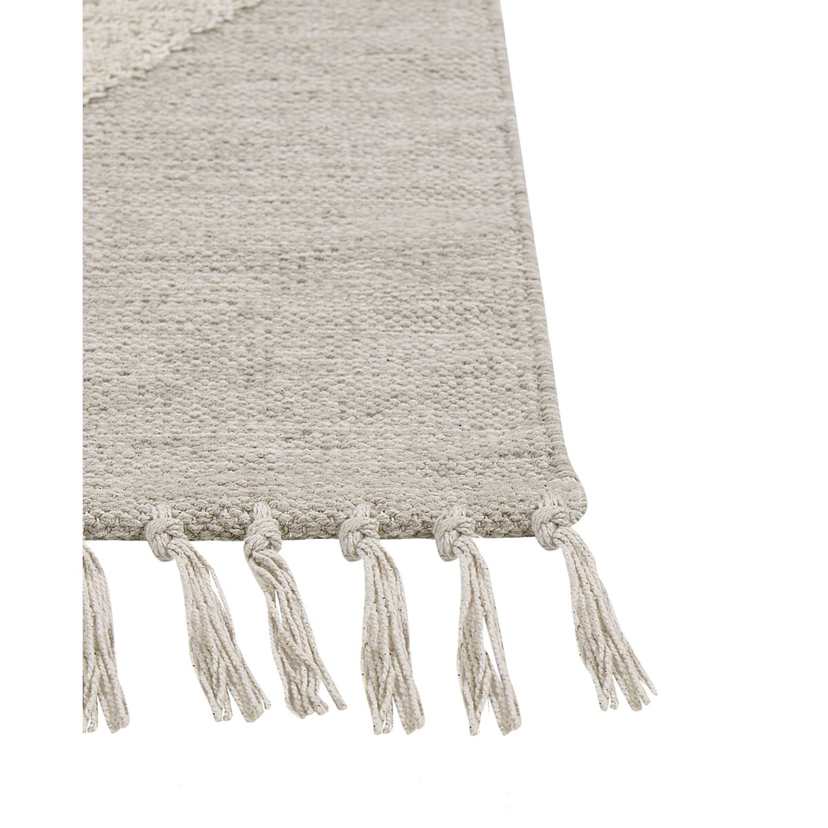 Dywan bawełniany 80 x 150 cm beżowy HAKKARI