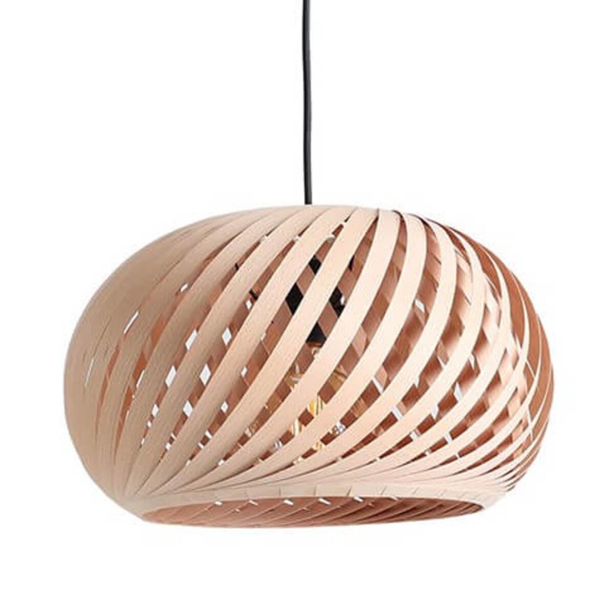 Wisząca lampa drewniana Nature 1123G_S Aldex ekologiczna naturalny