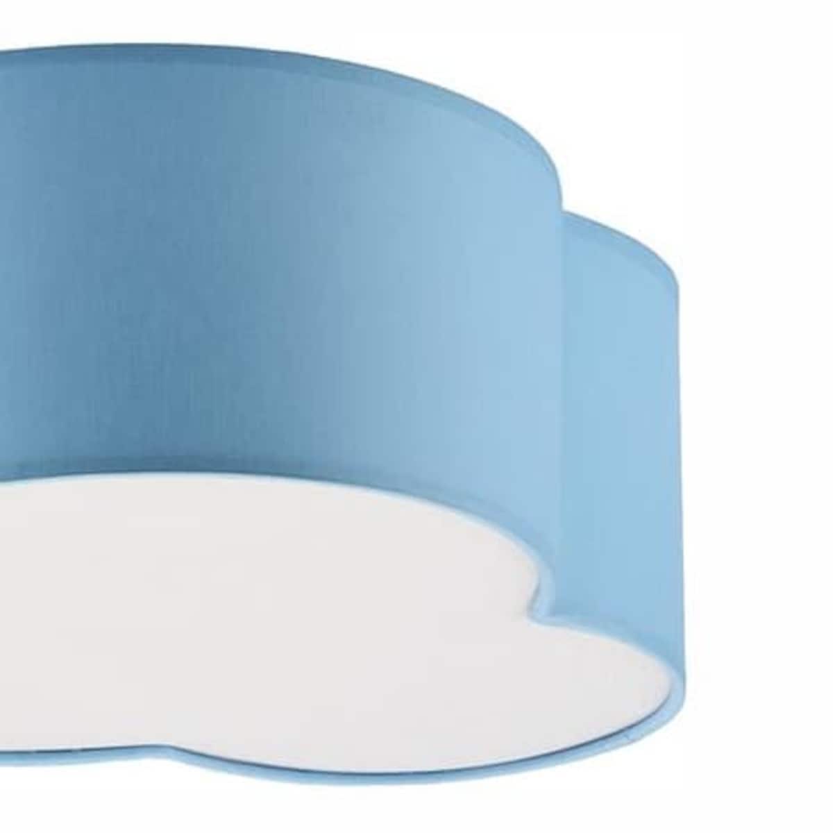 Pastelowy plafon dziecięcy Cloud 6074 TK Lighting chmurka niebieska