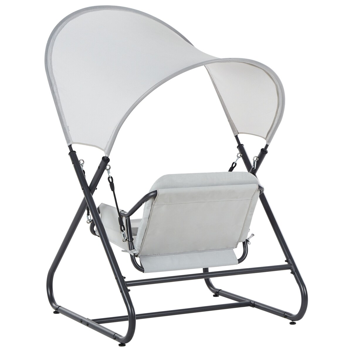 Huśtawka ogrodowa SOLAGNA Metal Jasnoszary