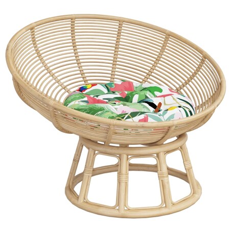 vidaXL Okrągła poduszka, wielokolorowa, Ø 60 x 11 cm, tkanina Oxford