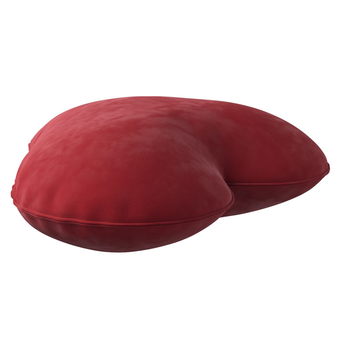 Poduszka Heart of Love, intensywna czerwień, 45x15x45cm, Posh Velvet
