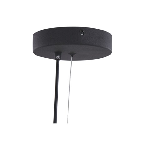 Lampa wisząca LED 3-punktowa metalowa czarno-mosiężna MALI
