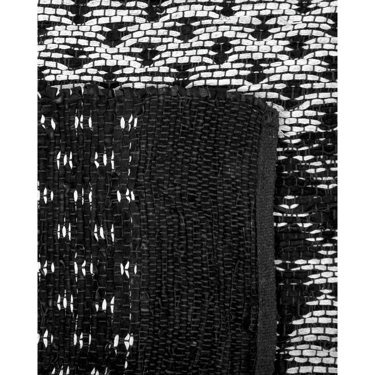 Dywan SOKUN 80 x 150 cm Skóra naturalna Czarny