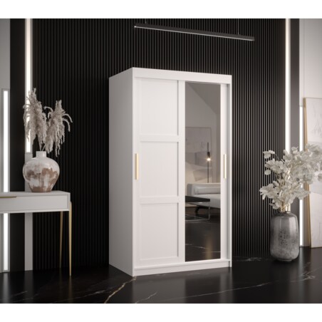 Szafa przesuwna Garderoba RAMIRO 2 100 gł. 62 biały