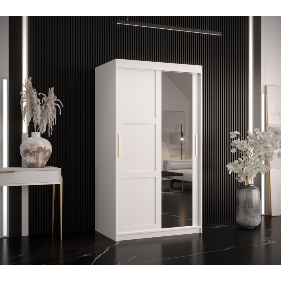 Szafa przesuwna Garderoba RAMIRO 2 100 gł. 62 biały