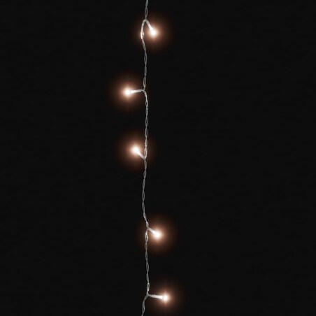 vidaXL Sznur lampek LED, 2000 diod w kolorze ciepłej bieli, 200 m, PVC
