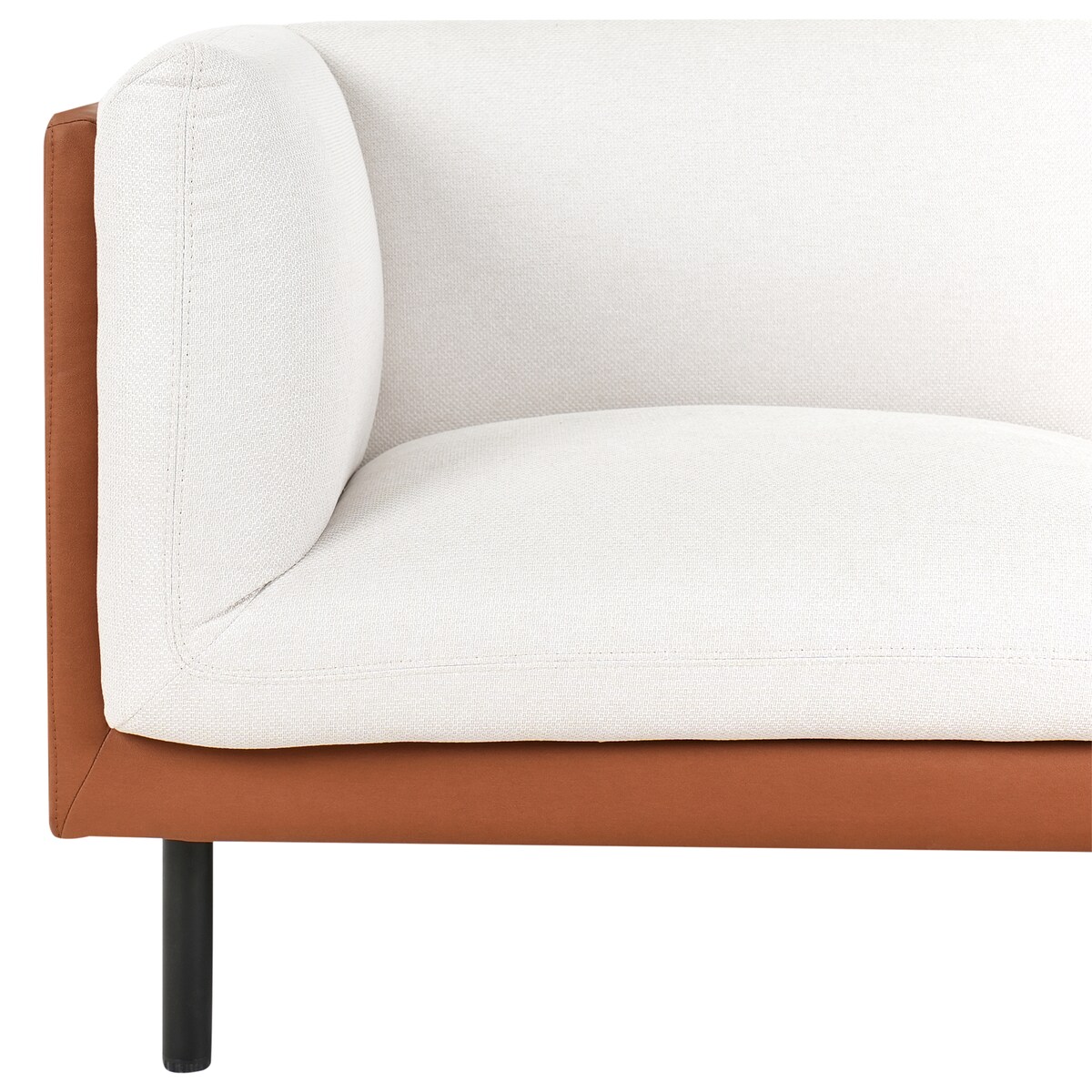 Sofa dla 3 osób VORGOD Złamana biel