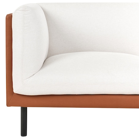 Sofa dla 3 osób VORGOD Złamana biel