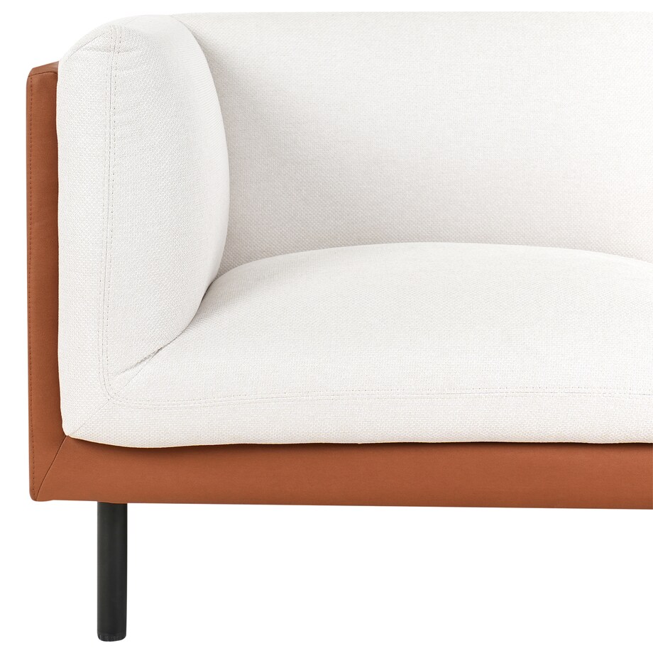Sofa dla 3 osób VORGOD Złamana biel