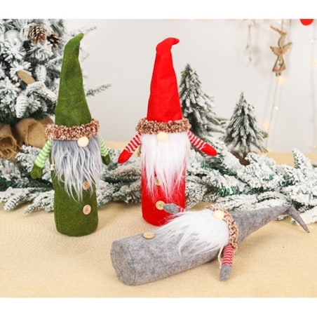 Ubranko Pokrowiec Ozdoba Na Butelkę Skrzat Krasnal