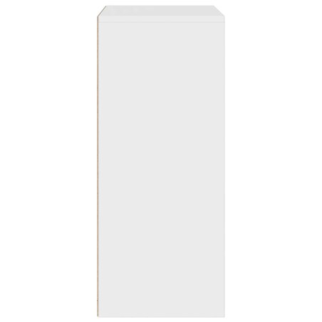vidaXL Regał, biały, 60x30x71,5 cm, materiał drewnopochodny