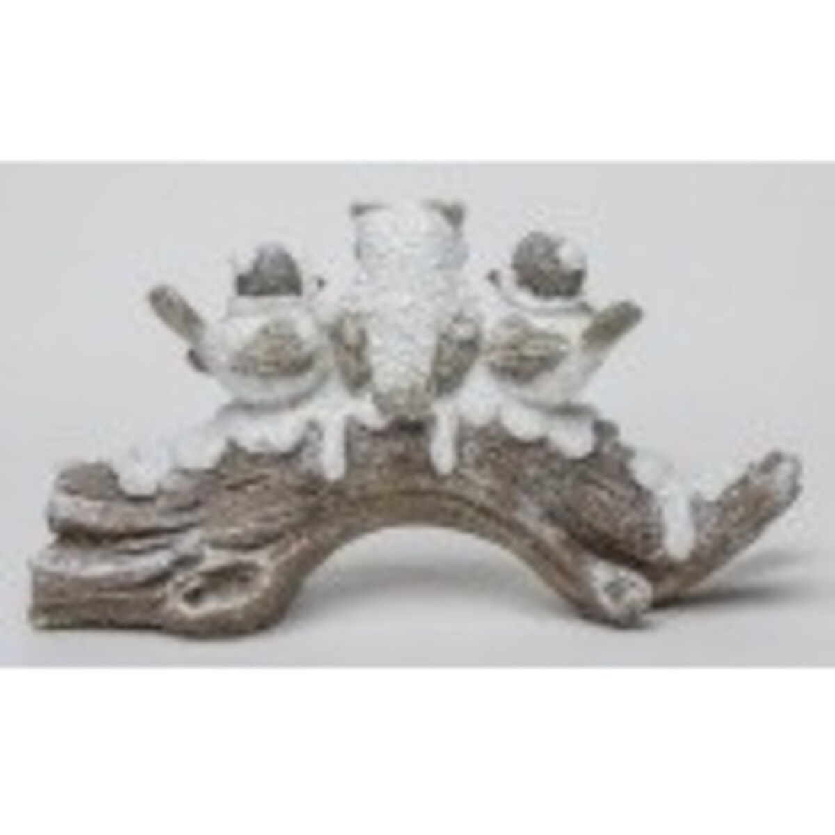 Dekoracja ptaki zimą 17x28x8 cm UCCELLI